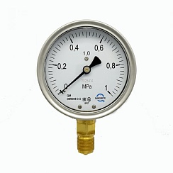 Манометры, мановакуумметры и вакуумметры виброустойчивые DM8008-3-U, DA8008-3-U, DV8008-3-U